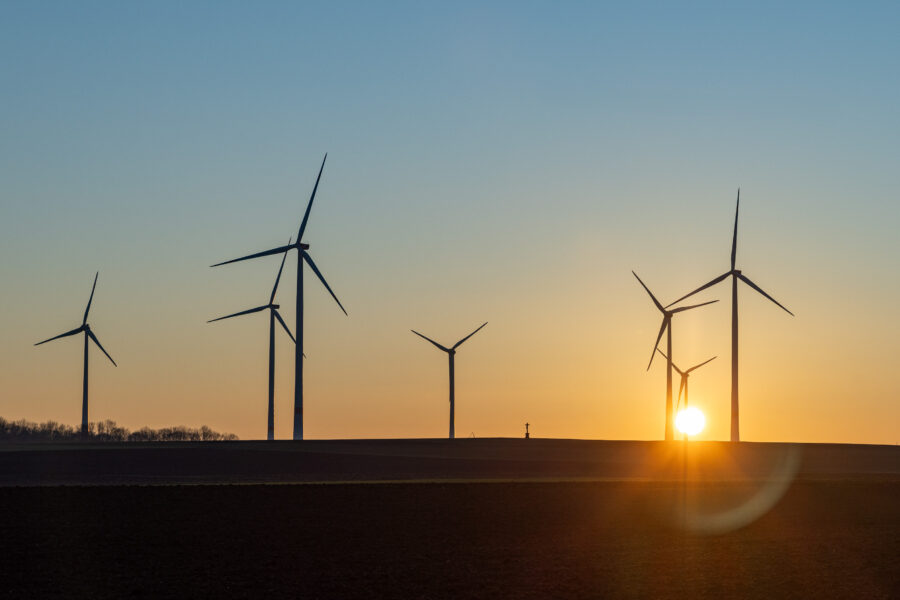 Foundations for the Wind Turbines Underway