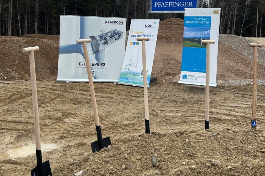 Groundbreaking for Bürgerwind Forstenrieder Park